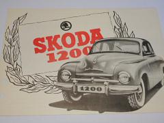 Škoda 1200 - prospekt