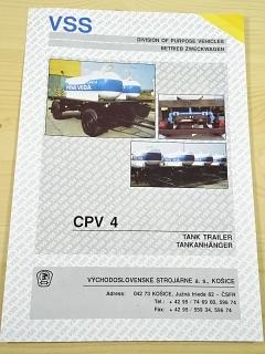 CPV 4 - Tank Trailer - Tankanhänger - prospekt - VSS Košice