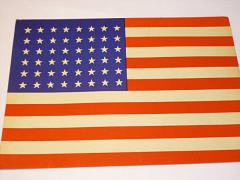 USA - vlajka - plakát