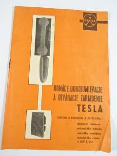 Domáce dorozumievacie a otváracie zariadenie Tesla - návod k použitiu a zapojeniu