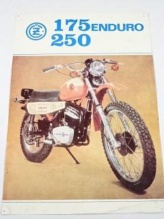 ČZ 175/992.00, 250/988.01 enduro - 1977 - prospekt