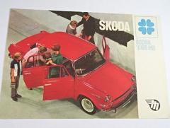 Škoda 1000 MB - Mototechna - prospekt