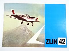 Zlin 42 - 1973 - prospekt - Moravan - Aero - Omnipol