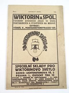 Wiktorinovo světlo - prospekt - 1913