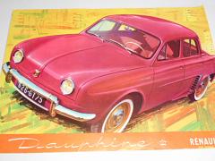 Renault Dauphine - 1957 - prospekt