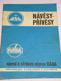 BSS - návod k obsluze náprav Rába - 1979 - návěsy, přívěsy - 571.37, 571.18