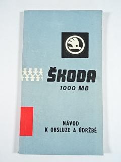 Škoda 1000 MB - návod k obsluze - 1964