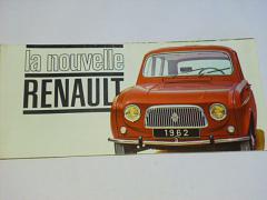 Renault - 1962 - prospekt