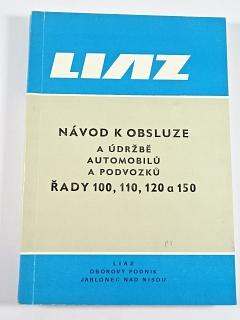 Liaz řada 100, 110, 120, 150 - návod k obsluze - 1988