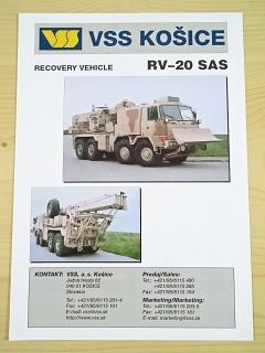 Tatra 815 RV-20 SAS Recovery Vehicle - prospekt - 2000 - VSS Košice