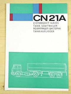 Liaz - CN 21-A - cisternový návěs - prospekt - ZTS Košice
