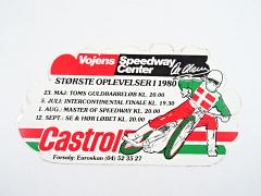 Speedway - Castrol - 1980 - samolepka