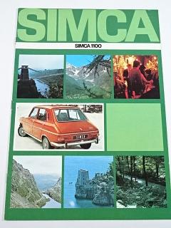 Simca 1100 - prospekt - 1971