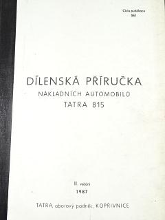 Tatra 815 - dílenská příručka - 1987