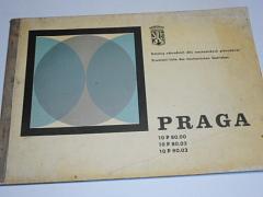 Praga 10 P 80.00, 10 P 80.02, 10 P 80.03 - katalog náhradních dílů mechanických převodovek