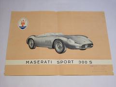 Maserati sport 300 S - 1957 - prospekt