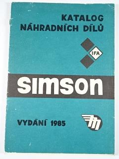 Simson - katalog náhradních dílů - Mototechna - 1985