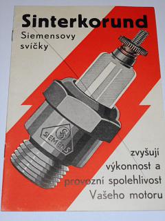 Siemens - Sinterkorund - Siemensovy svíčky - prospekt