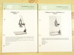 Meopta - zvětšovací přístroj Opemus, Axomat - prospekt - 1962