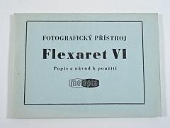 Meopta - fotografický přístroj Flexaret VI - popis a návod k použití - 1962