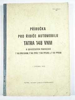 Tatra 148 VNM - příručka pro řidiče automobilu - 1972