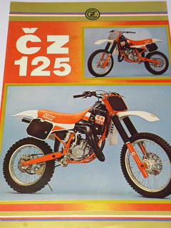 ČZ 125 typ 519 - 1990 - prospekt