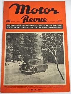 Motor Revue - 1940 - ročník XIX., číslo 380