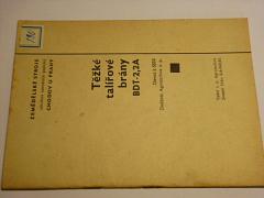 Těžké talířové brány BDT-2,2A  - návod + seznam dílů - 1961