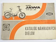 JAWA typ 207.300 - moped - katalóg náhradných dielov - Babetta