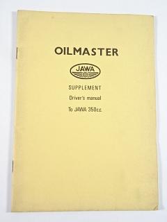 JAWA Oilmaster - Supplement Driver's manual To JAWA 350 c. c. - 1978