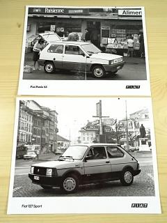 Fiat - 127 Sport, Panda 45, Ritmo Abarth 125 TC, Ritmo Super 85, Argenta 2000 I. E., 131 Supermirafiory 2000 TC - fotografie