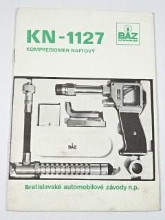 BAZ - KN-1127 kompresiomer naftový - návod na obsluhu a údržbu
