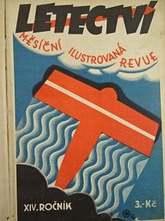 Letectví 1934 - měsíční ilustrovaná revue - XIV. ročník