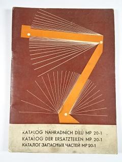 Katalog náhradních dílů MP 20-1 - Slovácké strojírny Uherský Brod