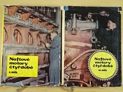 Naftové motory čtyřdobé - I. + II. díl - 1962, 1964