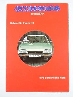 Citroën - Accessoirie - Geben Sie Ihrem CX - prospekt