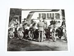 JAWA - soutěžní motocykly - enduro - Záboří - září 1984 - fotografie