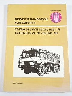 Tatra 815 VVN 26 265 8x8.1R - Tatra 815 VT 26 265 8x8.1R - Driver's handbook for lorries - 1991