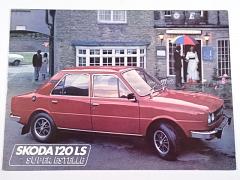 Škoda 105 -120 - Super Estelle - prospekt - Skoda Great Britain