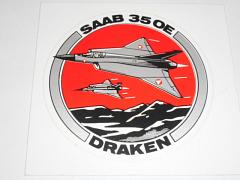 SAAB 35 OE Draken - samolepka