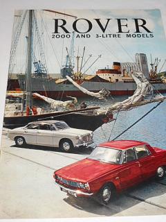 Rover 2000 and 3-litre models - prospekt