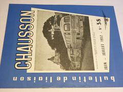 Chausson - Bulletin de liaison - časopis - 1957