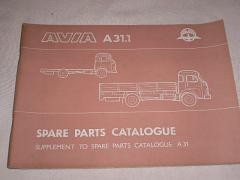 Avia A 31.1 - spare parts catalogue - 1989