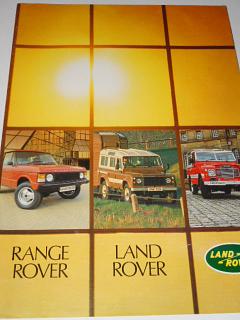 Range Rover, Land Rover - prospekt - 1983