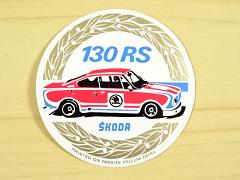 Škoda 130 RS - samolepka