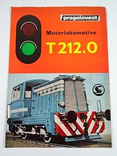 Motorlokomotive T 212.0 - prospekt - Pragoinvest