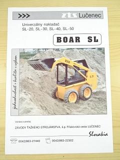 Boar SL - univerzálny nakladač SL-20, SL-30, SL-40, SL-50 - prospekt - ZTS Lučenec