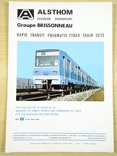 Alsthom - Rapid transit pneumatic-tyred train sets - prospekt