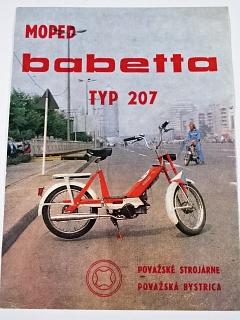Babetta typ 207 - moped - Považské strojárne, Považská Bystrica - prospekt