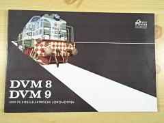 Ganz - Mávag Budapest - DVM 8 - DVM 9 - 1000 PS Dieselelektrische Lokomotiven - prospekt